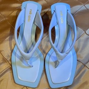 Cult Gaia beautiful sky blue slides